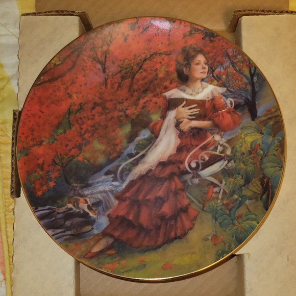 Collectors Plate limited edition "ALAINA" w certificate, original packaging Rare